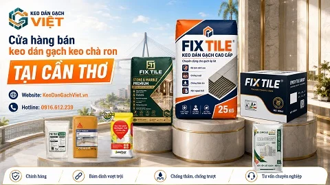 Cửa hàng bán keo dán gạch và vật liệu xây dựng tại Cần Thơ