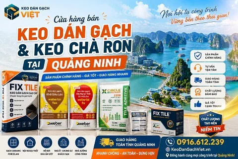 Cửa hàng bán keo dán gạch và vật liệu xây dựng tỉnh Quảng Ninh