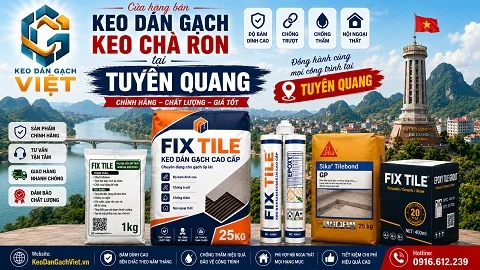 Cửa hàng bán keo dán gạch và vật liệu xây dựng tại Tuyên Quang
