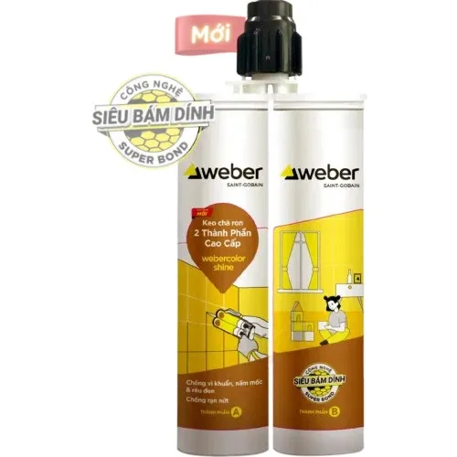 Keo 2 thành phần Weber (Keo chà ron)