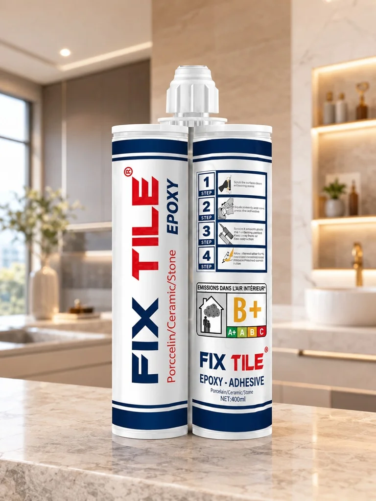 Keo chà ron Fix Tile epoxy dùng cho khe gạch