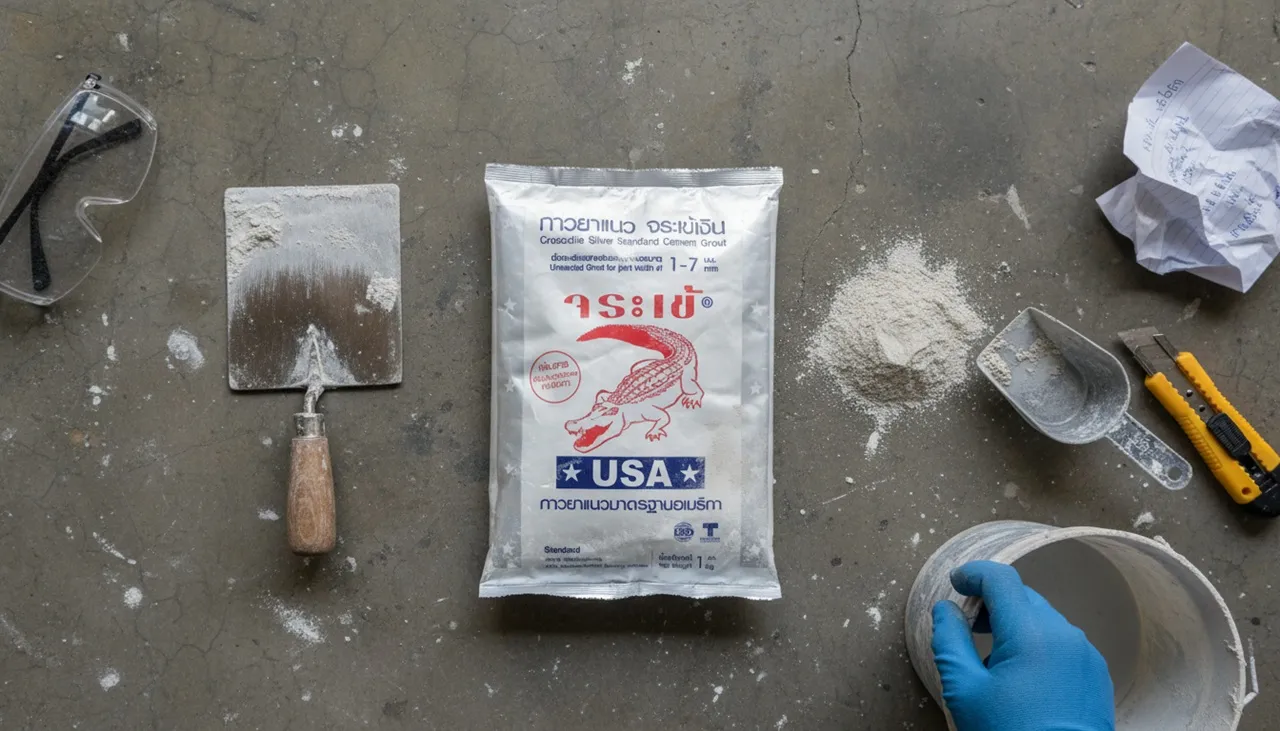 Keo chít mạch Crocodile Silver Grout