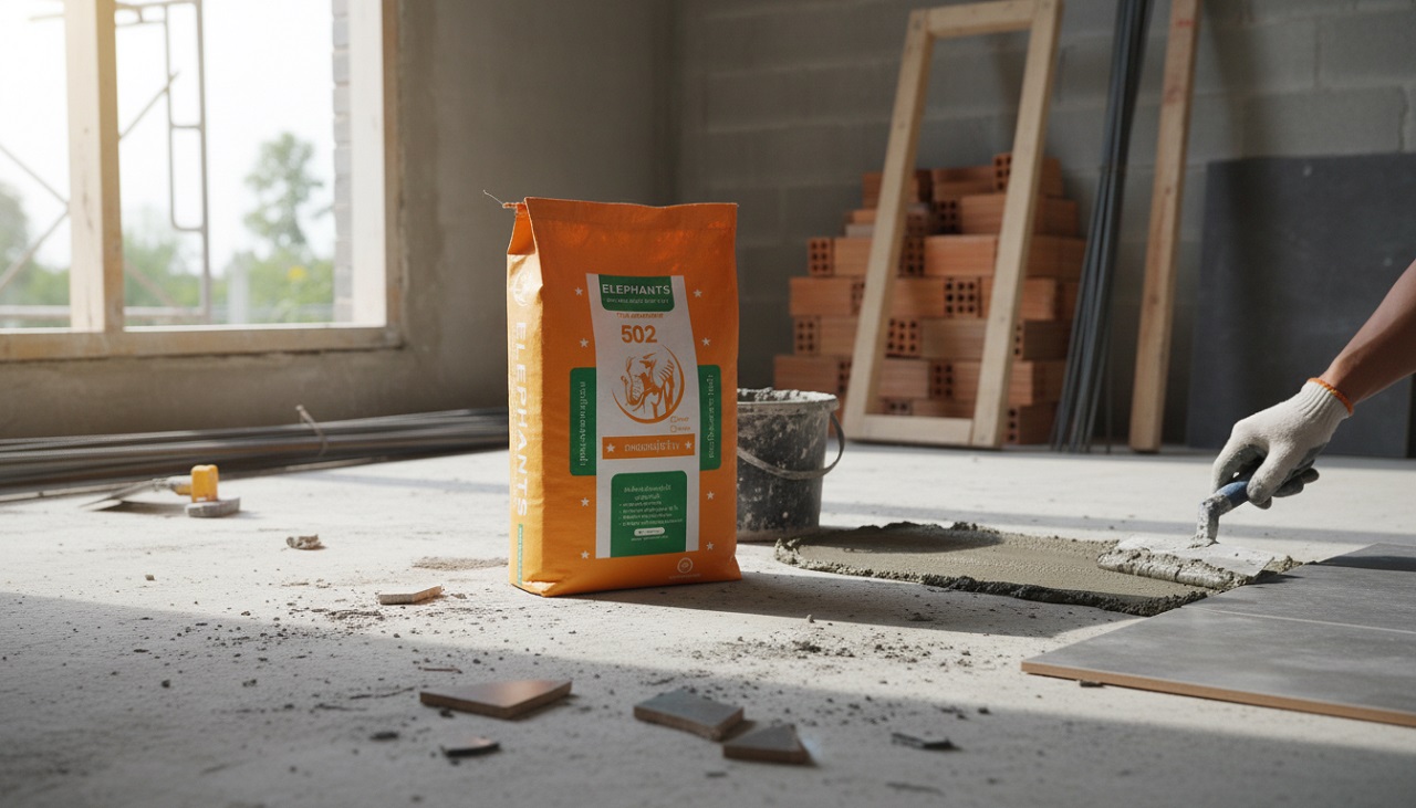 Keo dán gạch ELEPHANTS 502 (YELLOW)