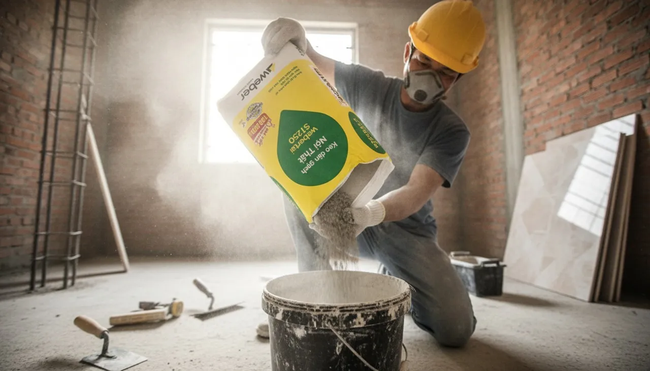 Bao bì keo dán gạch Webertai ST250